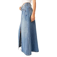 We The Free Come As You Are Denim Maxi Skirt