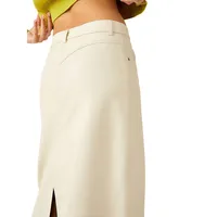 City Slicker Vegan Maxi Skirt