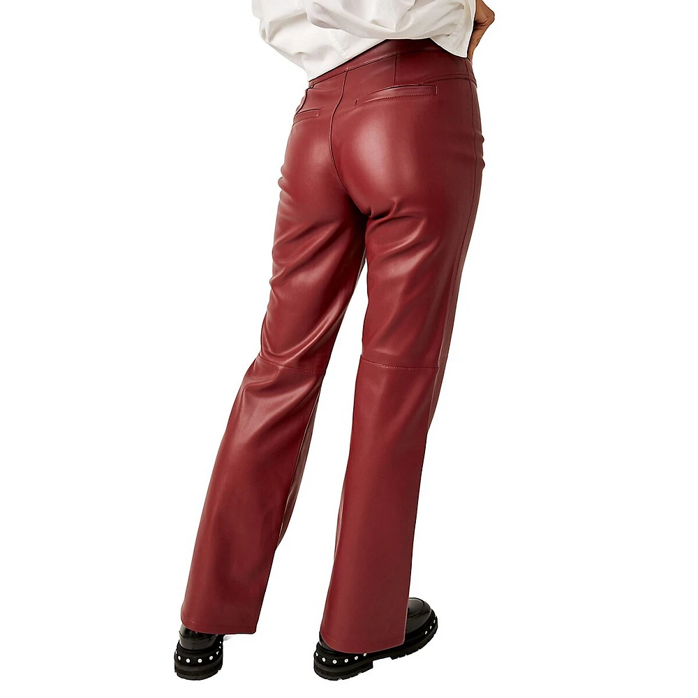 We The Free Uptown High-Rise Vegan Leather Pants