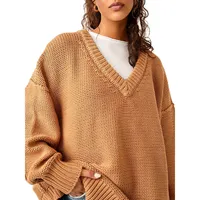 Alli Slouchy V-Neck Sweater