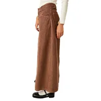Come As You Are Cord Maxi Skirt