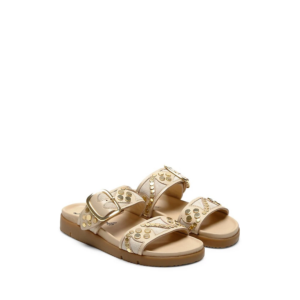 Revelry Studded Leather Sandals