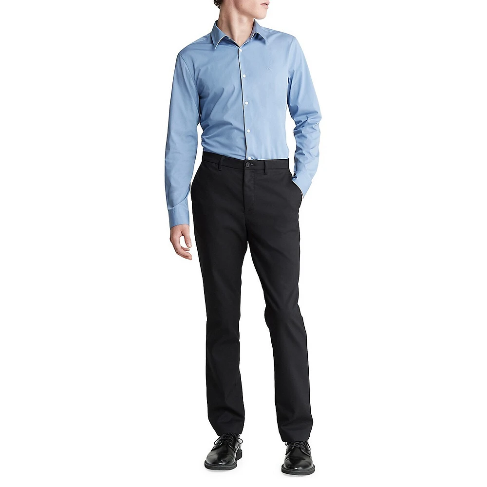 Stretch Cotton Slim-Fit Dress Shirt