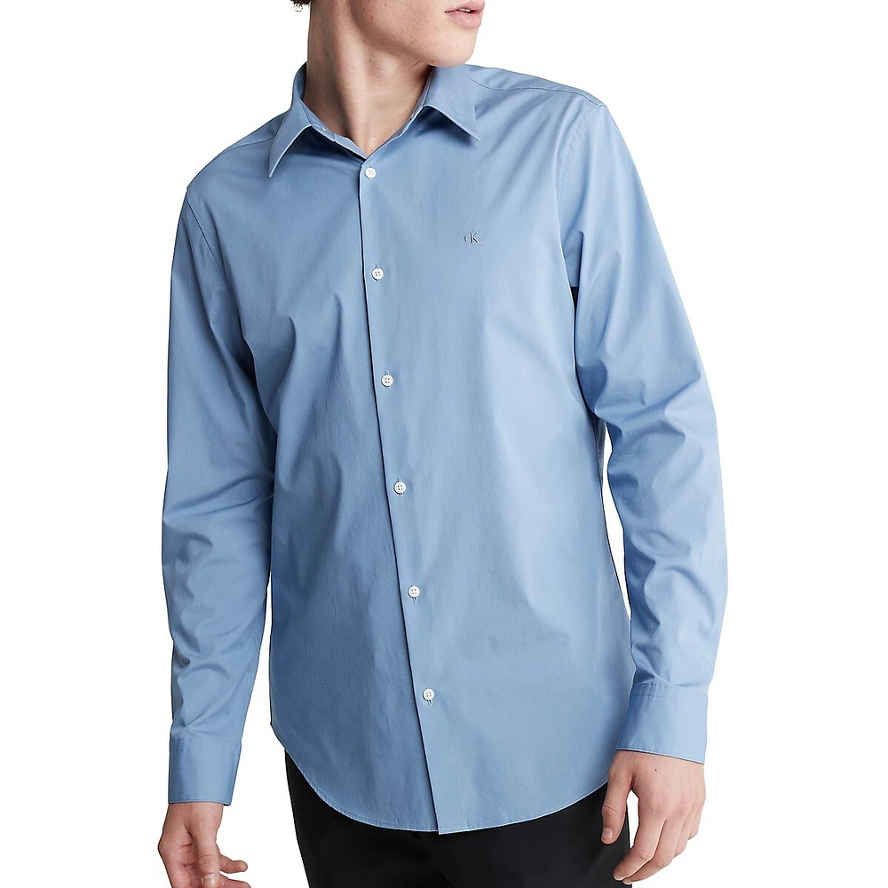 Stretch Cotton Slim-Fit Dress Shirt