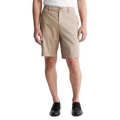 Refined Cotton Slim-Fit Shorts