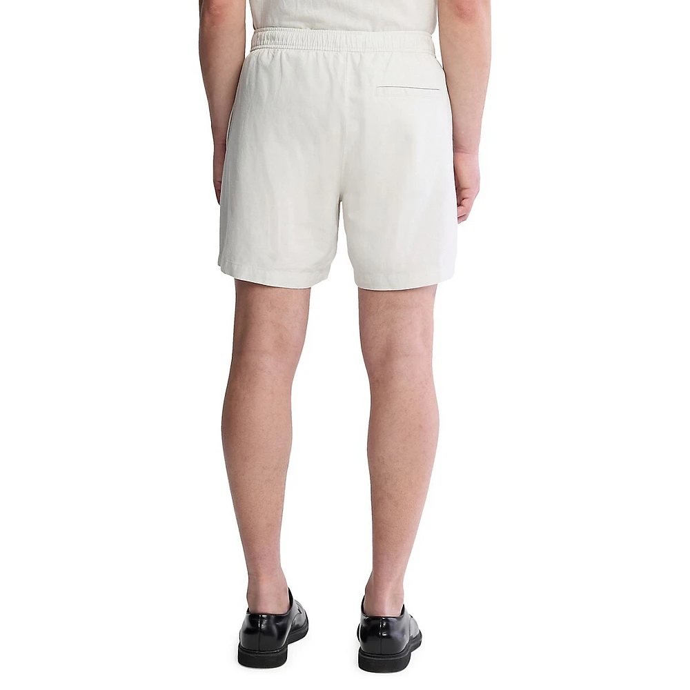 Refined Slim-Fit Pull-On Shorts