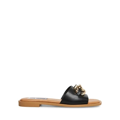 Alessio Vegan Leather Slide Sandals