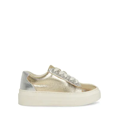 Kid's Jstudioo Metallic Platform Sneakers