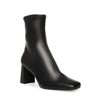 Harlie1 Vegan Leather Ankle Boots