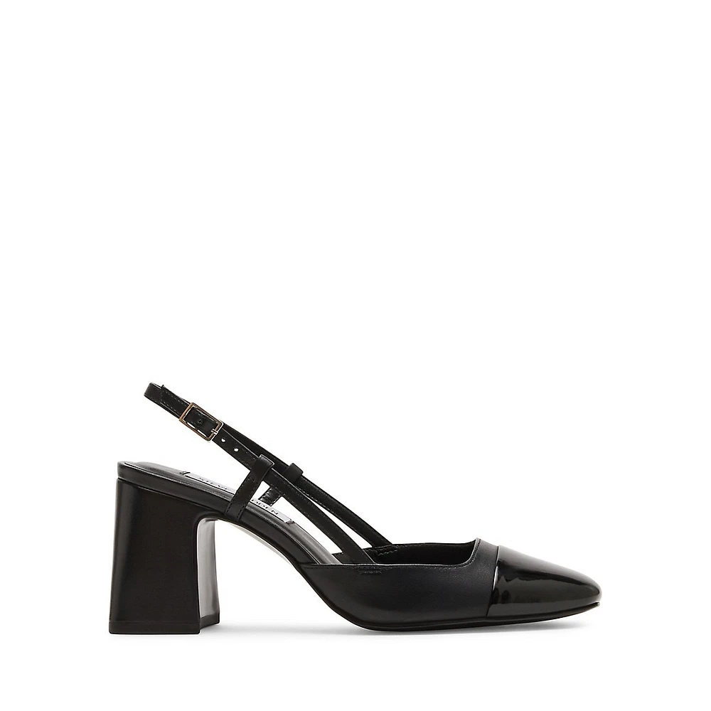 Becka Block-Heel Slingback Pumps