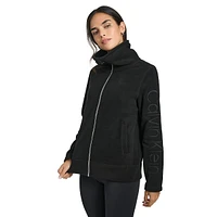 Funnel-Neck Polar Fleece Jacket