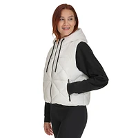 Hooded Quilted Puffer Vest