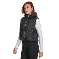 Hooded Quilted Puffer Vest