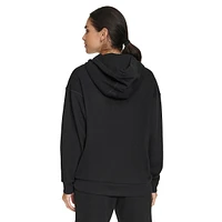 Oversized Eco Fleece CK Logo Hoodie