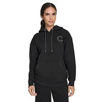 Oversized Eco Fleece CK Logo Hoodie