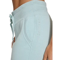 Cozy Fleece Rib-Trim Joggers