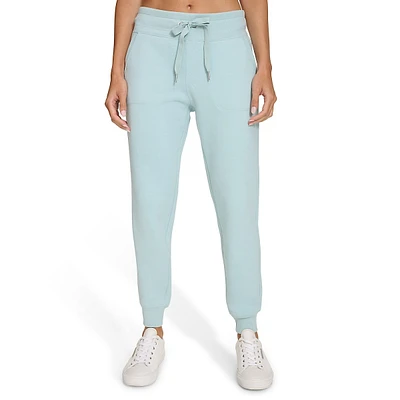 Cozy Fleece Rib-Trim Joggers