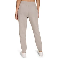 Cozy Fleece Rib-Trim Joggers