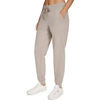 Cozy Fleece Rib-Trim Joggers