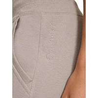 Cozy Fleece Rib-Trim Joggers