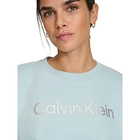 Cozy Fleece Foil Logo Sweatshirt