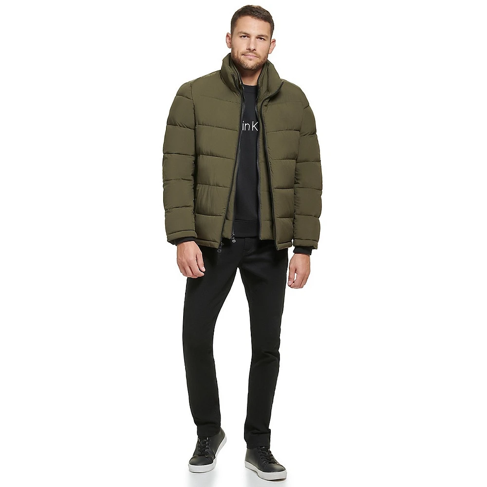 Front-Zip Puffer Jacket