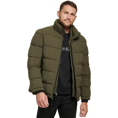 Front-Zip Puffer Jacket