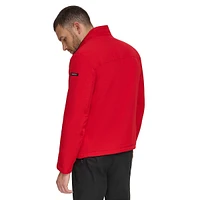 Faux Shearling Lined Softshell Jacket