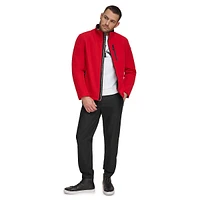 Faux Shearling Lined Softshell Jacket