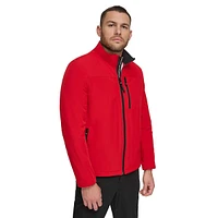 Faux Shearling Lined Softshell Jacket
