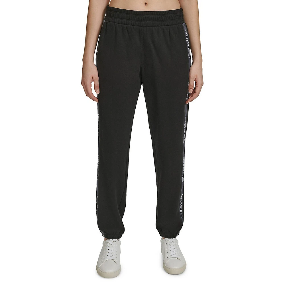 Eco-Fleece Logo-Stripe Sweatpants