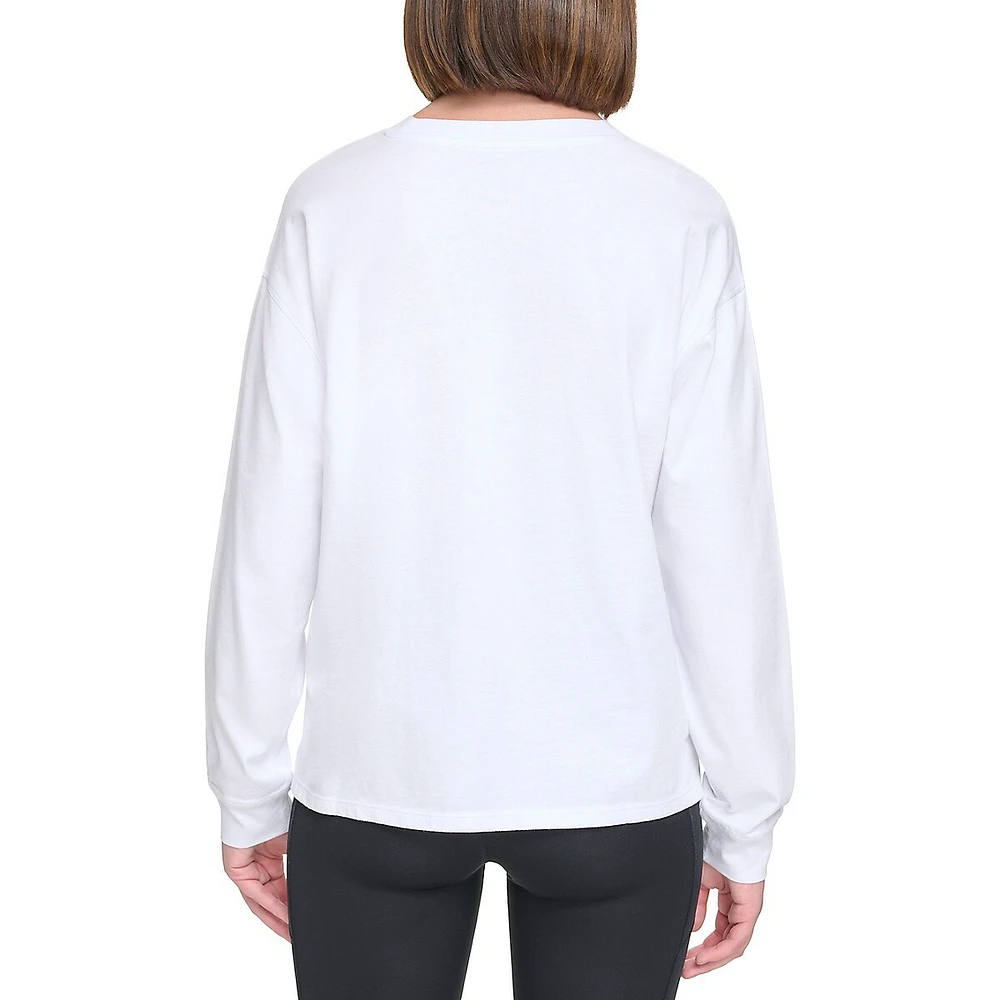 CK Logo Long-Sleeve T-Shirt