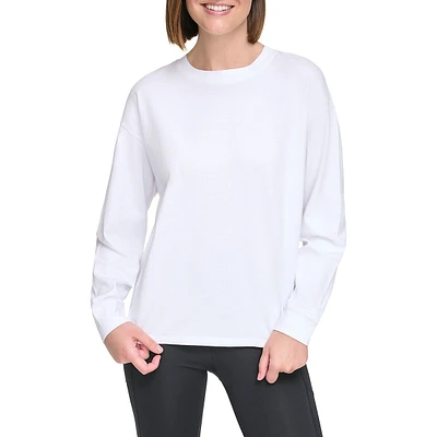 CK Logo Long-Sleeve T-Shirt