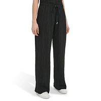 Pantalon à enfiler froissé