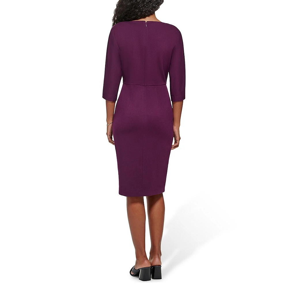 Ponte Sheath Dress