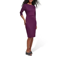 Ponte Sheath Dress