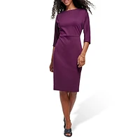 Ponte Sheath Dress