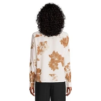 Blouse imprimée à volants