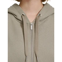 Cozy Fleece Zip-Front Hoodie