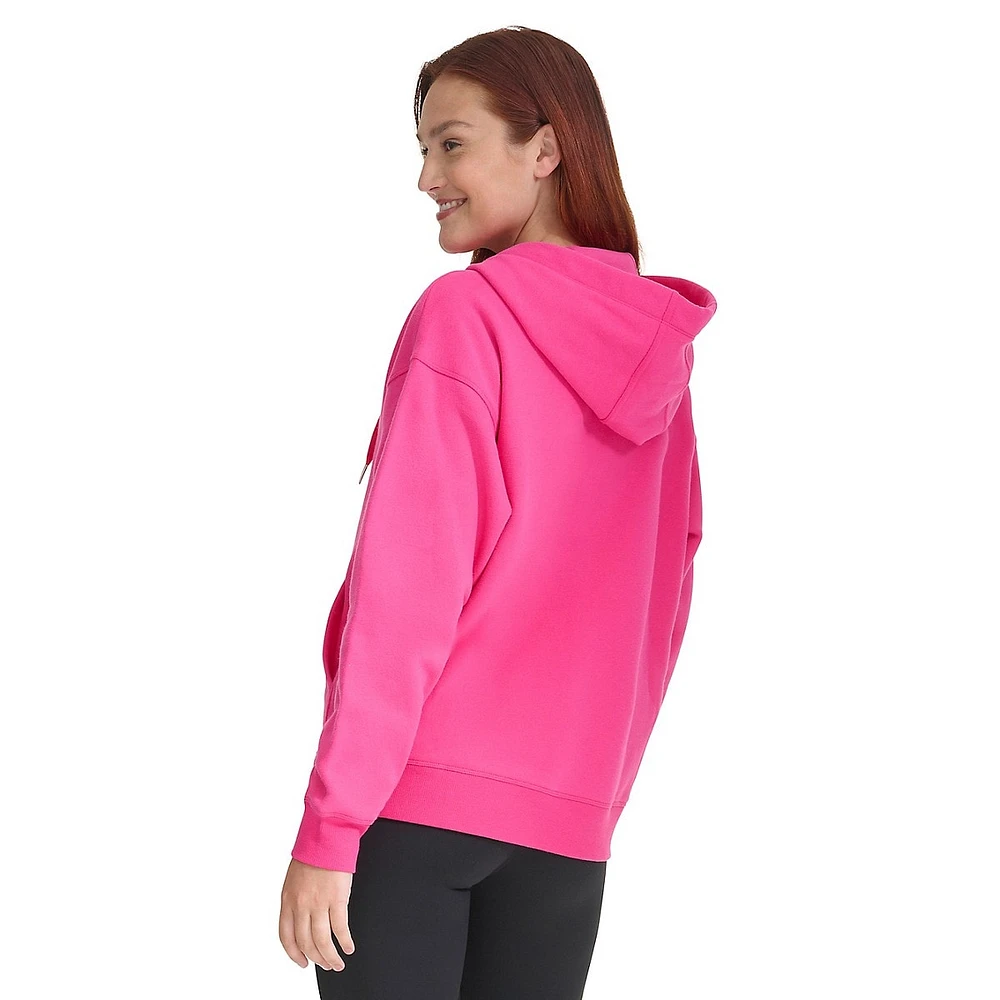 Cozy Fleece Zip-Front Hoodie