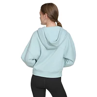 Fleece Zip Front Hoodie