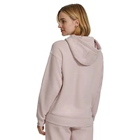 Cozy Fleece Zip-Front Hoodie