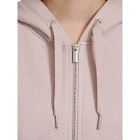 Cozy Fleece Zip-Front Hoodie