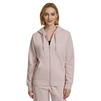 Cozy Fleece Zip-Front Hoodie