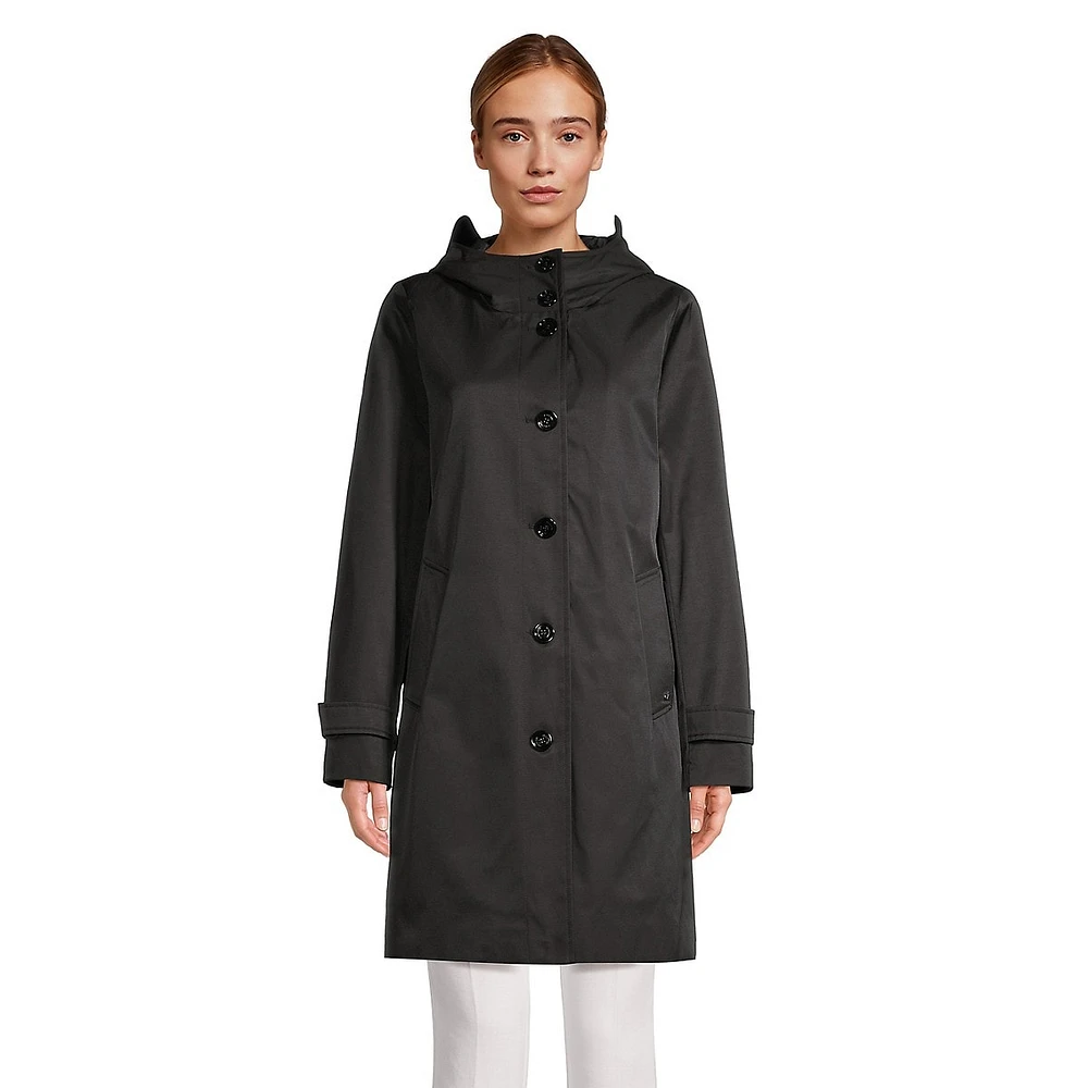 Hooded Rain Coat