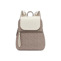 Garnet Monogram Colourblock Backpack