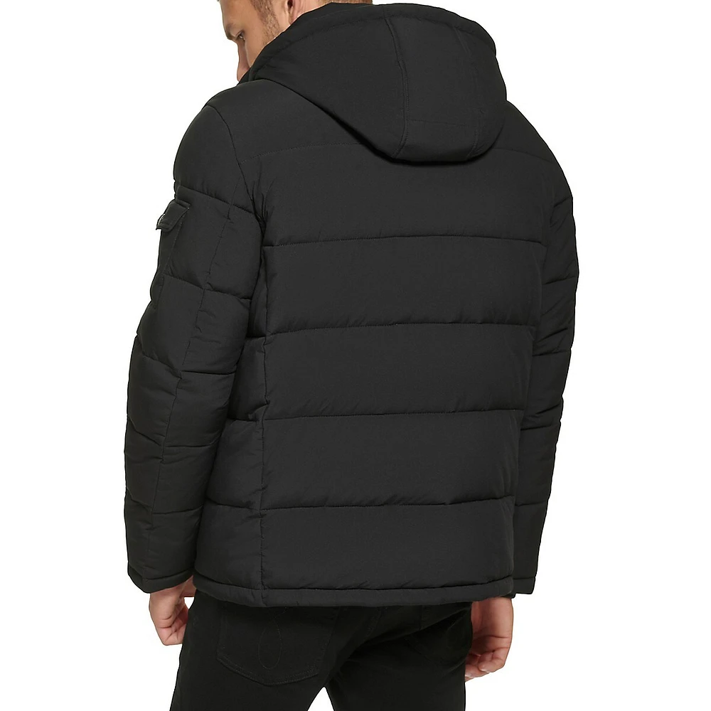 Polar Fleece Bib Puffer Jacket