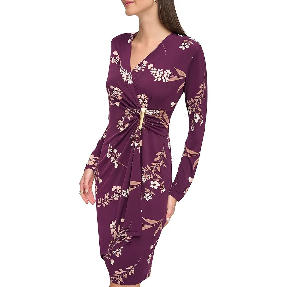 The Floral Wrap Dress