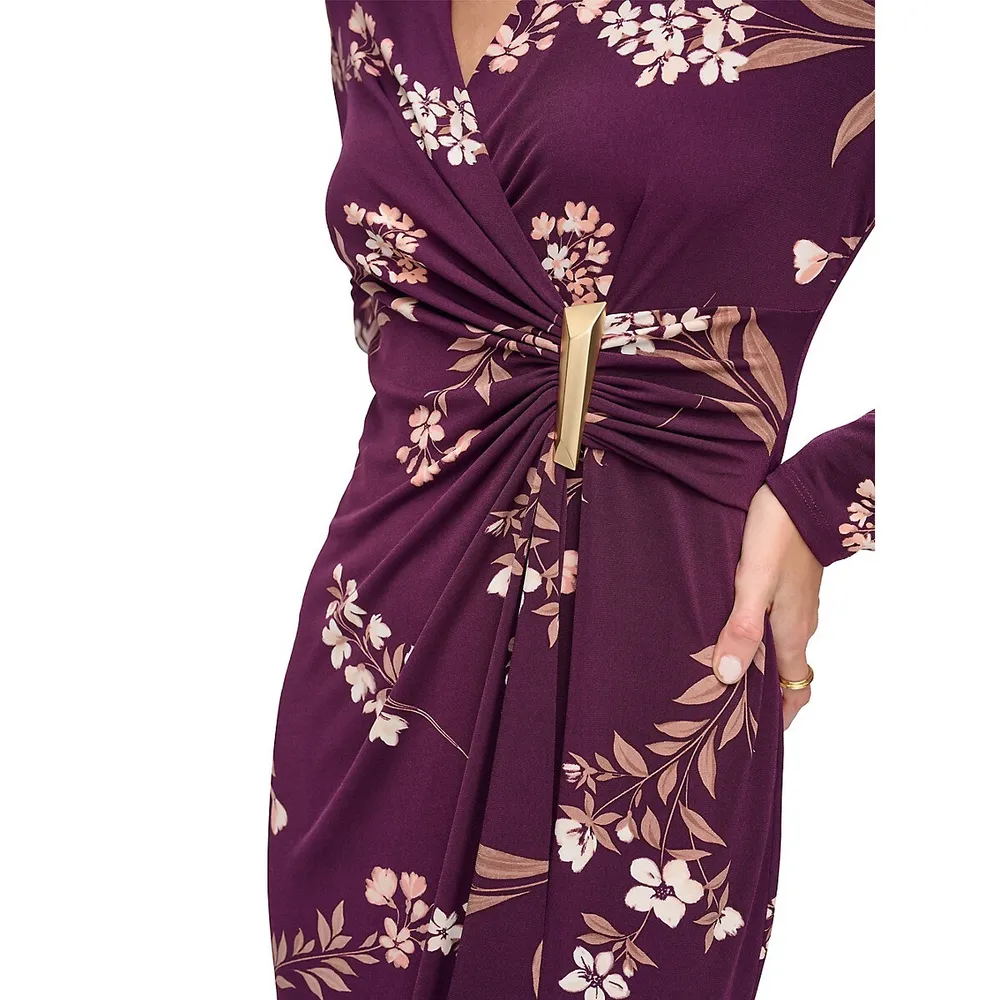 The Floral Wrap Dress