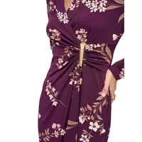 The Floral Wrap Dress